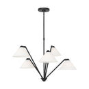 Chandelier<br /><span style="color:#4AB0CE;">Entrega: 4-10 dias en USA</span><br /><span style="color:#4AB0CE;font-size:60%;">PREGUNTE POR ENTREGA EN PANAMA</span><br />Collection: Werley<br />Finish: Midnight Black