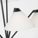 Generation Lighting - GLC1255MBK - Chandelier - Werley - Midnight Black