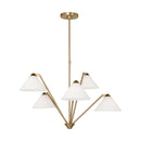 Chandelier<br /><span style="color:#4AB0CE;">Entrega: 4-10 dias en USA</span><br /><span style="color:#4AB0CE;font-size:60%;">PREGUNTE POR ENTREGA EN PANAMA</span><br />Collection: Werley<br />Finish: Satin Brass