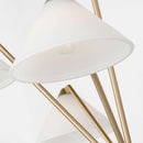 Chandelier<br /><span style="color:#4AB0CE;">Entrega: 4-10 dias en USA</span><br /><span style="color:#4AB0CE;font-size:60%;">PREGUNTE POR ENTREGA EN PANAMA</span><br />Collection: Werley<br />Finish: Satin Brass