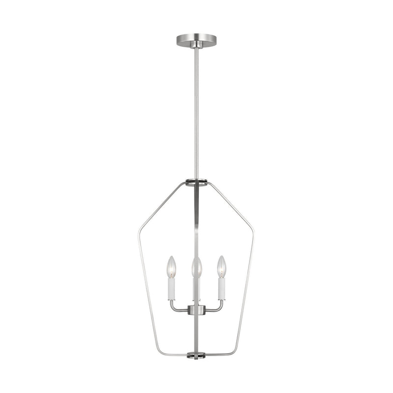 Four Light Chandelier<br /><span style="color:#4AB0CE;">Entrega: 4-10 dias en USA</span><br /><span style="color:#4AB0CE;font-size:60%;">PREGUNTE POR ENTREGA EN PANAMA</span><br />Collection: Kennan<br />Finish: Brushed Nickel