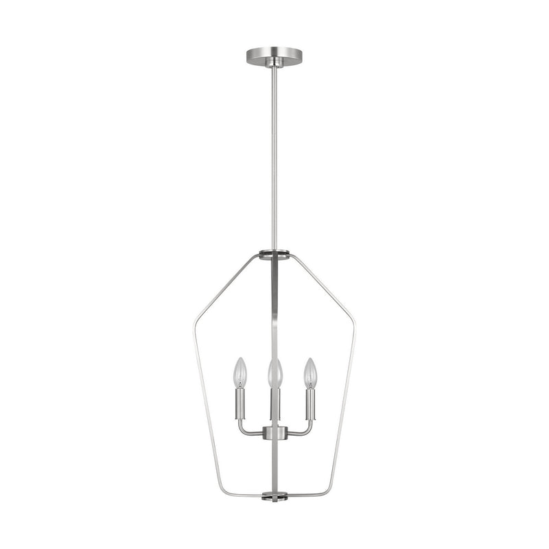 Four Light Chandelier<br /><span style="color:#4AB0CE;">Entrega: 4-10 dias en USA</span><br /><span style="color:#4AB0CE;font-size:60%;">PREGUNTE POR ENTREGA EN PANAMA</span><br />Collection: Kennan<br />Finish: Brushed Nickel