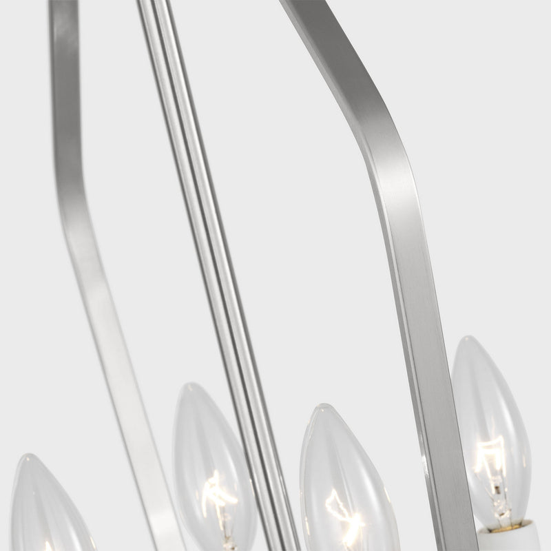 Four Light Chandelier<br /><span style="color:#4AB0CE;">Entrega: 4-10 dias en USA</span><br /><span style="color:#4AB0CE;font-size:60%;">PREGUNTE POR ENTREGA EN PANAMA</span><br />Collection: Kennan<br />Finish: Brushed Nickel