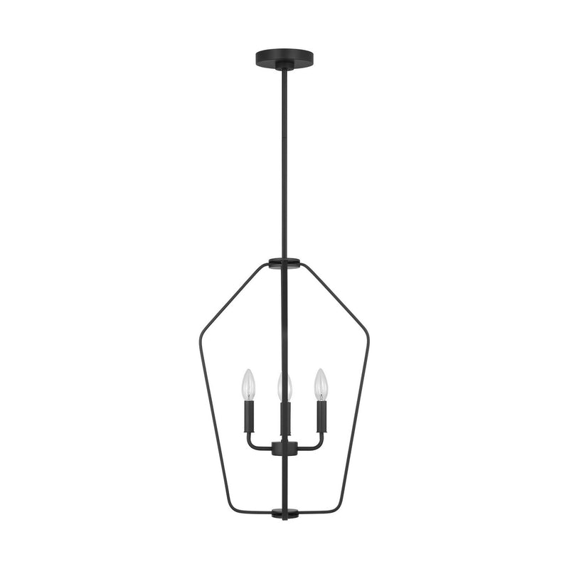 Four Light Chandelier<br /><span style="color:#4AB0CE;">Entrega: 2-3 semanas en USA</span><br /><span style="color:#4AB0CE;font-size:60%;">PREGUNTE POR ENTREGA EN PANAMA</span><br />Collection: Kennan<br />Finish: Midnight Black