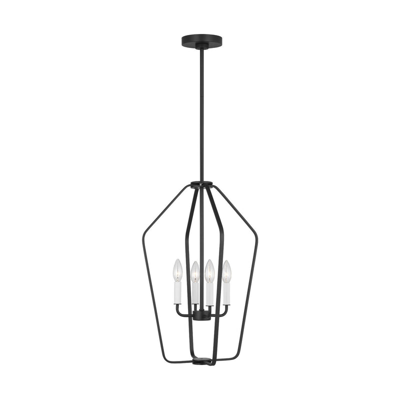Four Light Chandelier<br /><span style="color:#4AB0CE;">Entrega: 2-3 semanas en USA</span><br /><span style="color:#4AB0CE;font-size:60%;">PREGUNTE POR ENTREGA EN PANAMA</span><br />Collection: Kennan<br />Finish: Midnight Black