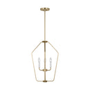 Four Light Chandelier<br /><span style="color:#4AB0CE;">Entrega: 4-10 dias en USA</span><br /><span style="color:#4AB0CE;font-size:60%;">PREGUNTE POR ENTREGA EN PANAMA</span><br />Collection: Kennan<br />Finish: Satin Brass