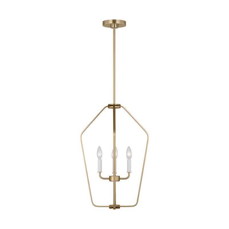 Four Light Chandelier<br /><span style="color:#4AB0CE;">Entrega: 4-10 dias en USA</span><br /><span style="color:#4AB0CE;font-size:60%;">PREGUNTE POR ENTREGA EN PANAMA</span><br />Collection: Kennan<br />Finish: Satin Brass