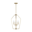 Four Light Chandelier<br /><span style="color:#4AB0CE;">Entrega: 4-10 dias en USA</span><br /><span style="color:#4AB0CE;font-size:60%;">PREGUNTE POR ENTREGA EN PANAMA</span><br />Collection: Kennan<br />Finish: Satin Brass