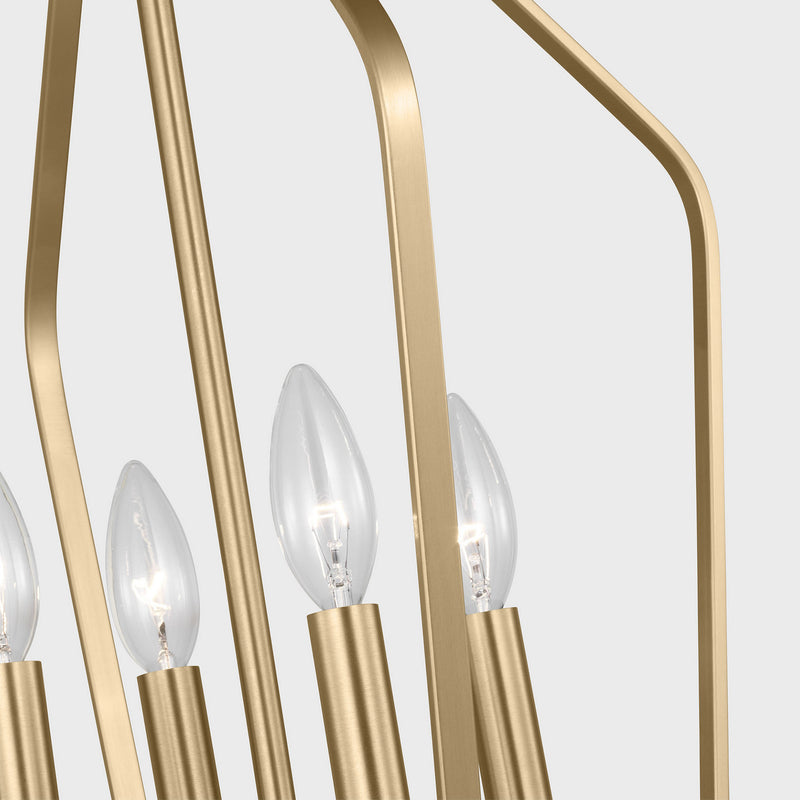 Four Light Chandelier<br /><span style="color:#4AB0CE;">Entrega: 4-10 dias en USA</span><br /><span style="color:#4AB0CE;font-size:60%;">PREGUNTE POR ENTREGA EN PANAMA</span><br />Collection: Kennan<br />Finish: Satin Brass
