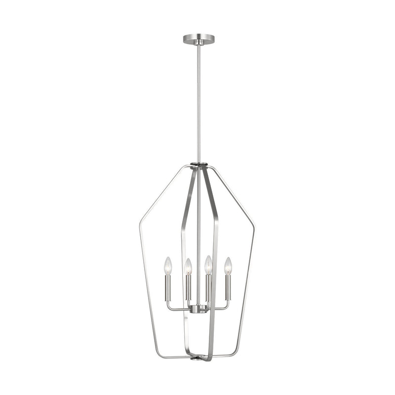 Four Light Chandelier<br /><span style="color:#4AB0CE;">Entrega: 2-3 semanas en USA</span><br /><span style="color:#4AB0CE;font-size:60%;">PREGUNTE POR ENTREGA EN PANAMA</span><br />Collection: Kennan<br />Finish: Brushed Nickel