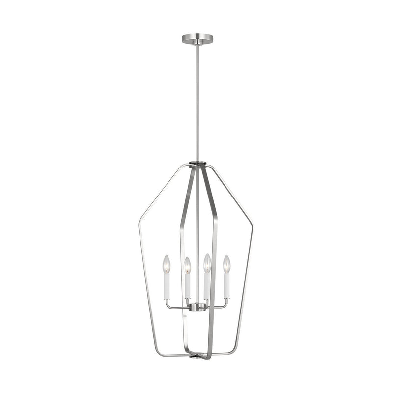 Four Light Chandelier<br /><span style="color:#4AB0CE;">Entrega: 2-3 semanas en USA</span><br /><span style="color:#4AB0CE;font-size:60%;">PREGUNTE POR ENTREGA EN PANAMA</span><br />Collection: Kennan<br />Finish: Brushed Nickel