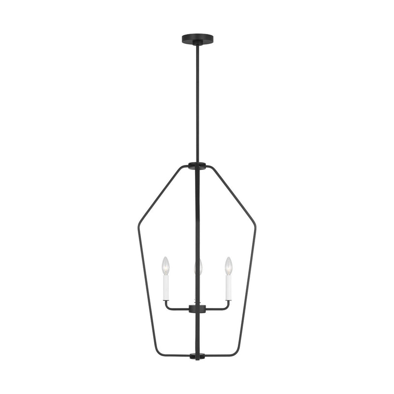 Four Light Chandelier<br /><span style="color:#4AB0CE;">Entrega: 4-10 dias en USA</span><br /><span style="color:#4AB0CE;font-size:60%;">PREGUNTE POR ENTREGA EN PANAMA</span><br />Collection: Kennan<br />Finish: Midnight Black