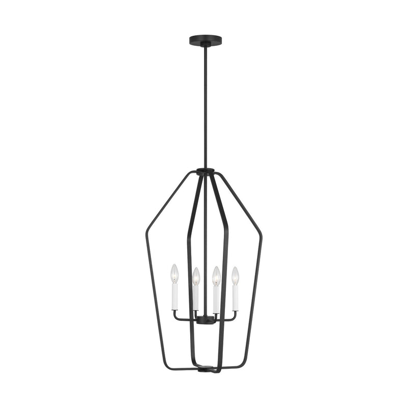 Four Light Chandelier<br /><span style="color:#4AB0CE;">Entrega: 4-10 dias en USA</span><br /><span style="color:#4AB0CE;font-size:60%;">PREGUNTE POR ENTREGA EN PANAMA</span><br />Collection: Kennan<br />Finish: Midnight Black