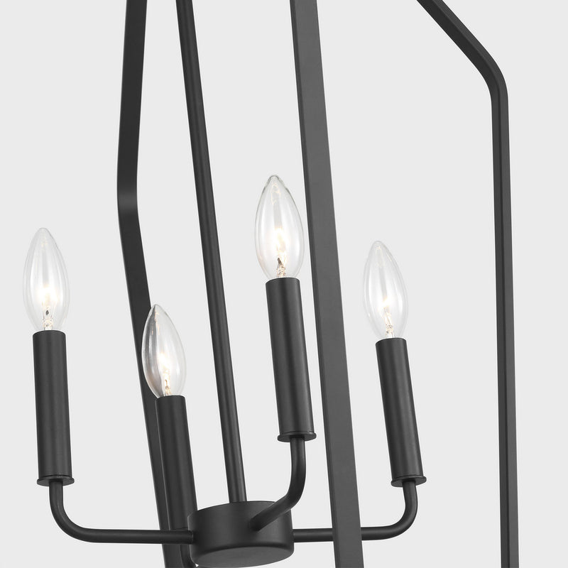 Four Light Chandelier<br /><span style="color:#4AB0CE;">Entrega: 4-10 dias en USA</span><br /><span style="color:#4AB0CE;font-size:60%;">PREGUNTE POR ENTREGA EN PANAMA</span><br />Collection: Kennan<br />Finish: Midnight Black
