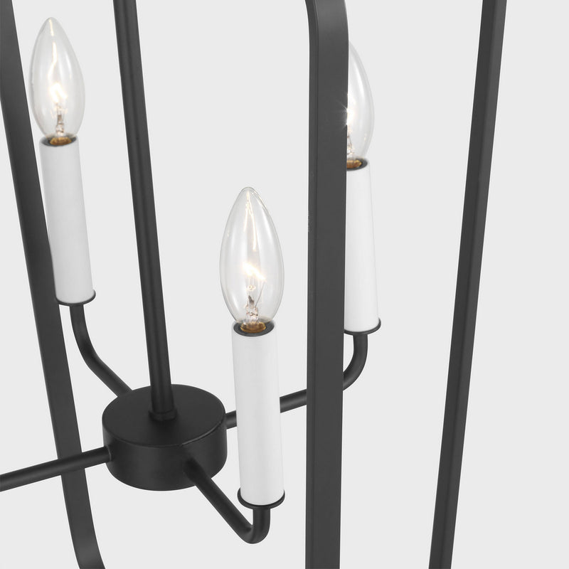 Four Light Chandelier<br /><span style="color:#4AB0CE;">Entrega: 4-10 dias en USA</span><br /><span style="color:#4AB0CE;font-size:60%;">PREGUNTE POR ENTREGA EN PANAMA</span><br />Collection: Kennan<br />Finish: Midnight Black