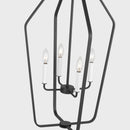 Generation Lighting - GLC1274MBK - Four Light Chandelier - Kennan - Midnight Black