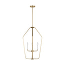 Four Light Chandelier<br /><span style="color:#4AB0CE;">Entrega: 4-10 dias en USA</span><br /><span style="color:#4AB0CE;font-size:60%;">PREGUNTE POR ENTREGA EN PANAMA</span><br />Collection: Kennan<br />Finish: Satin Brass