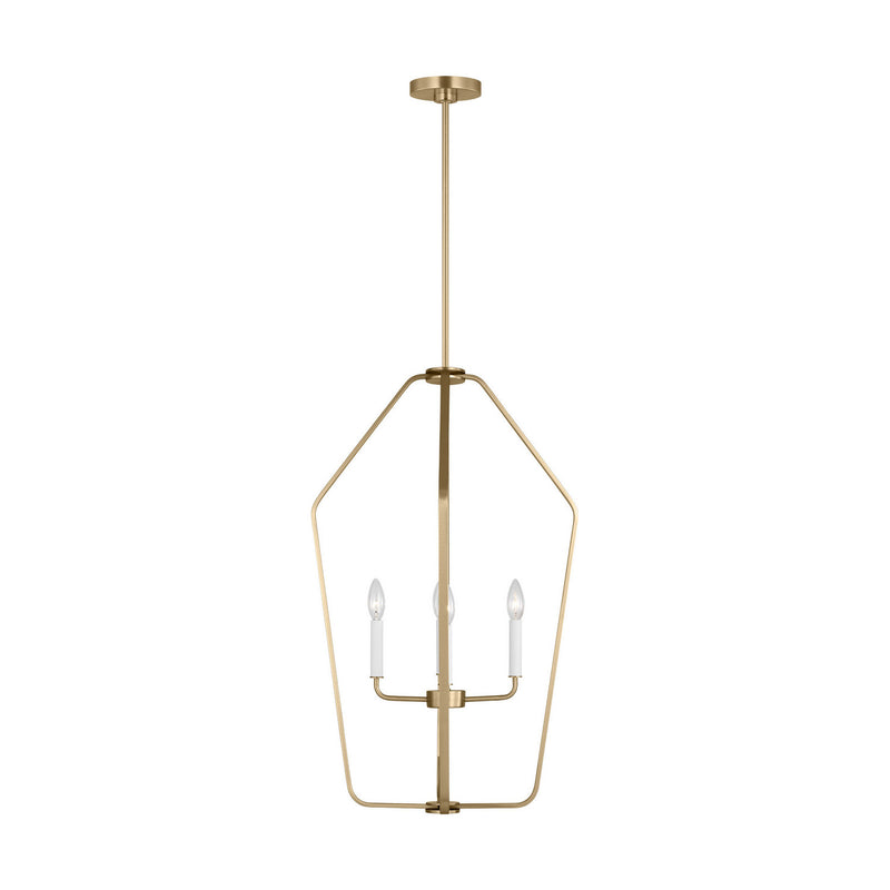 Four Light Chandelier<br /><span style="color:#4AB0CE;">Entrega: 2-3 semanas en USA</span><br /><span style="color:#4AB0CE;font-size:60%;">PREGUNTE POR ENTREGA EN PANAMA</span><br />Collection: Kennan<br />Finish: Satin Brass