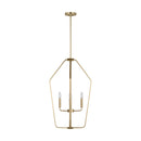 Four Light Chandelier<br /><span style="color:#4AB0CE;">Entrega: 4-10 dias en USA</span><br /><span style="color:#4AB0CE;font-size:60%;">PREGUNTE POR ENTREGA EN PANAMA</span><br />Collection: Kennan<br />Finish: Satin Brass