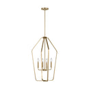 Four Light Chandelier<br /><span style="color:#4AB0CE;">Entrega: 4-10 dias en USA</span><br /><span style="color:#4AB0CE;font-size:60%;">PREGUNTE POR ENTREGA EN PANAMA</span><br />Collection: Kennan<br />Finish: Satin Brass