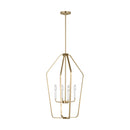 Four Light Chandelier<br /><span style="color:#4AB0CE;">Entrega: 4-10 dias en USA</span><br /><span style="color:#4AB0CE;font-size:60%;">PREGUNTE POR ENTREGA EN PANAMA</span><br />Collection: Kennan<br />Finish: Satin Brass