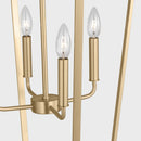 Four Light Chandelier<br /><span style="color:#4AB0CE;">Entrega: 4-10 dias en USA</span><br /><span style="color:#4AB0CE;font-size:60%;">PREGUNTE POR ENTREGA EN PANAMA</span><br />Collection: Kennan<br />Finish: Satin Brass