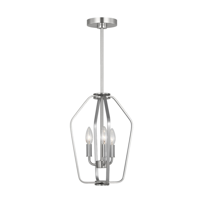Three Light Chandelier<br /><span style="color:#4AB0CE;">Entrega: 2-3 semanas en USA</span><br /><span style="color:#4AB0CE;font-size:60%;">PREGUNTE POR ENTREGA EN PANAMA</span><br />Collection: Kennan<br />Finish: Brushed Nickel