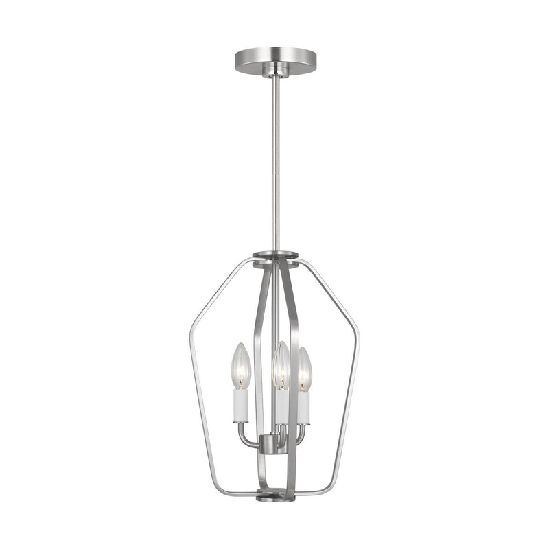 Three Light Chandelier<br /><span style="color:#4AB0CE;">Entrega: 2-3 semanas en USA</span><br /><span style="color:#4AB0CE;font-size:60%;">PREGUNTE POR ENTREGA EN PANAMA</span><br />Collection: Kennan<br />Finish: Brushed Nickel
