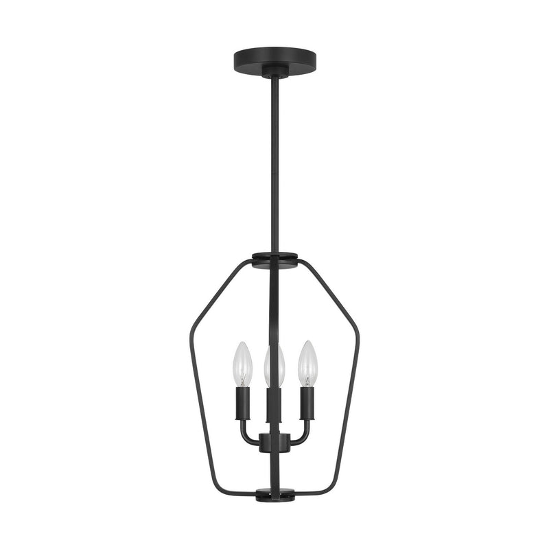 Three Light Chandelier<br /><span style="color:#4AB0CE;">Entrega: 2-3 semanas en USA</span><br /><span style="color:#4AB0CE;font-size:60%;">PREGUNTE POR ENTREGA EN PANAMA</span><br />Collection: Kennan<br />Finish: Midnight Black