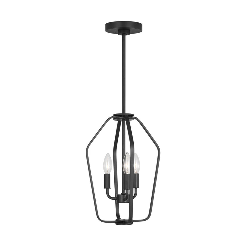 Three Light Chandelier<br /><span style="color:#4AB0CE;">Entrega: 2-3 semanas en USA</span><br /><span style="color:#4AB0CE;font-size:60%;">PREGUNTE POR ENTREGA EN PANAMA</span><br />Collection: Kennan<br />Finish: Midnight Black