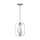 Three Light Chandelier<br /><span style="color:#4AB0CE;">Entrega: 4-10 dias en USA</span><br /><span style="color:#4AB0CE;font-size:60%;">PREGUNTE POR ENTREGA EN PANAMA</span><br />Collection: Loretto<br />Finish: Brushed Nickel