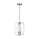 Three Light Chandelier<br /><span style="color:#4AB0CE;">Entrega: 4-10 dias en USA</span><br /><span style="color:#4AB0CE;font-size:60%;">PREGUNTE POR ENTREGA EN PANAMA</span><br />Collection: Loretto<br />Finish: Brushed Nickel