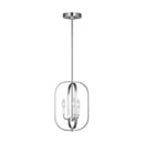 Three Light Chandelier<br /><span style="color:#4AB0CE;">Entrega: 4-10 dias en USA</span><br /><span style="color:#4AB0CE;font-size:60%;">PREGUNTE POR ENTREGA EN PANAMA</span><br />Collection: Loretto<br />Finish: Brushed Nickel