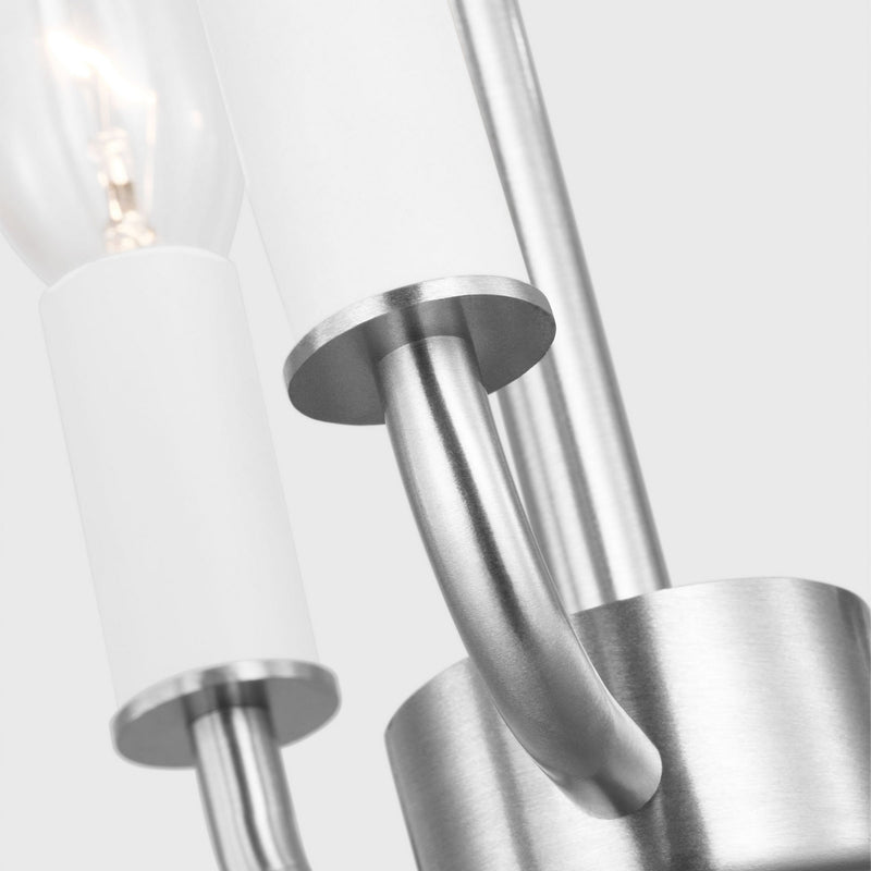 Generation Lighting - GLC1293BS - Three Light Chandelier - Loretto - Brushed Nickel