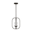 Three Light Chandelier<br /><span style="color:#4AB0CE;">Entrega: 4-10 dias en USA</span><br /><span style="color:#4AB0CE;font-size:60%;">PREGUNTE POR ENTREGA EN PANAMA</span><br />Collection: Loretto<br />Finish: Midnight Black