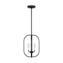 Three Light Chandelier<br /><span style="color:#4AB0CE;">Entrega: 4-10 dias en USA</span><br /><span style="color:#4AB0CE;font-size:60%;">PREGUNTE POR ENTREGA EN PANAMA</span><br />Collection: Loretto<br />Finish: Midnight Black