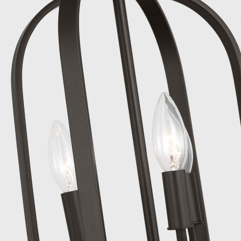 Three Light Chandelier<br /><span style="color:#4AB0CE;">Entrega: 4-10 dias en USA</span><br /><span style="color:#4AB0CE;font-size:60%;">PREGUNTE POR ENTREGA EN PANAMA</span><br />Collection: Loretto<br />Finish: Midnight Black