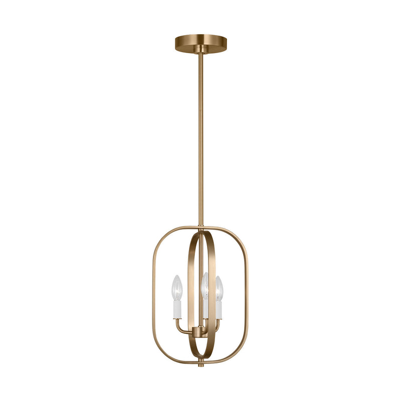 Three Light Chandelier<br /><span style="color:#4AB0CE;">Entrega: 4-10 dias en USA</span><br /><span style="color:#4AB0CE;font-size:60%;">PREGUNTE POR ENTREGA EN PANAMA</span><br />Collection: Loretto<br />Finish: Satin Brass