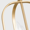 Three Light Chandelier<br /><span style="color:#4AB0CE;">Entrega: 4-10 dias en USA</span><br /><span style="color:#4AB0CE;font-size:60%;">PREGUNTE POR ENTREGA EN PANAMA</span><br />Collection: Loretto<br />Finish: Satin Brass