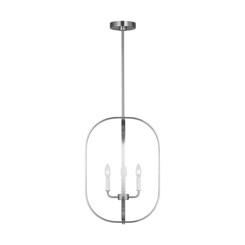 Four Light Chandelier<br /><span style="color:#4AB0CE;">Entrega: 2-3 semanas en USA</span><br /><span style="color:#4AB0CE;font-size:60%;">PREGUNTE POR ENTREGA EN PANAMA</span><br />Collection: Loretto<br />Finish: Brushed Nickel