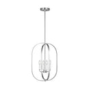 Four Light Chandelier<br /><span style="color:#4AB0CE;">Entrega: 4-10 dias en USA</span><br /><span style="color:#4AB0CE;font-size:60%;">PREGUNTE POR ENTREGA EN PANAMA</span><br />Collection: Loretto<br />Finish: Brushed Nickel
