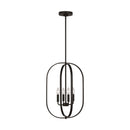 Four Light Chandelier<br /><span style="color:#4AB0CE;">Entrega: 4-10 dias en USA</span><br /><span style="color:#4AB0CE;font-size:60%;">PREGUNTE POR ENTREGA EN PANAMA</span><br />Collection: Loretto<br />Finish: Midnight Black