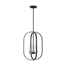 Four Light Chandelier<br /><span style="color:#4AB0CE;">Entrega: 4-10 dias en USA</span><br /><span style="color:#4AB0CE;font-size:60%;">PREGUNTE POR ENTREGA EN PANAMA</span><br />Collection: Loretto<br />Finish: Midnight Black