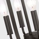 Four Light Chandelier<br /><span style="color:#4AB0CE;">Entrega: 4-10 dias en USA</span><br /><span style="color:#4AB0CE;font-size:60%;">PREGUNTE POR ENTREGA EN PANAMA</span><br />Collection: Loretto<br />Finish: Midnight Black