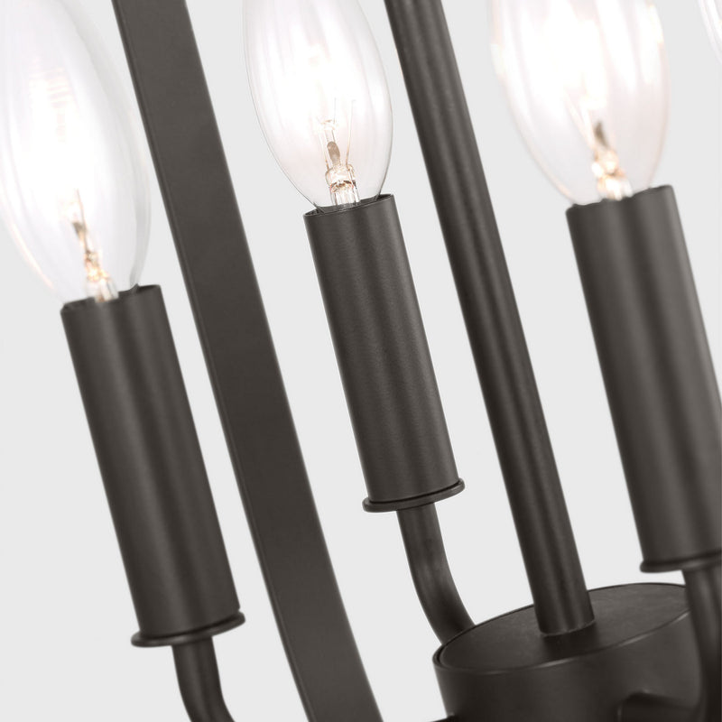 Four Light Chandelier<br /><span style="color:#4AB0CE;">Entrega: 4-10 dias en USA</span><br /><span style="color:#4AB0CE;font-size:60%;">PREGUNTE POR ENTREGA EN PANAMA</span><br />Collection: Loretto<br />Finish: Midnight Black
