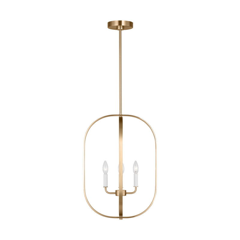 Four Light Chandelier<br /><span style="color:#4AB0CE;">Entrega: 4-10 dias en USA</span><br /><span style="color:#4AB0CE;font-size:60%;">PREGUNTE POR ENTREGA EN PANAMA</span><br />Collection: Loretto<br />Finish: Satin Brass