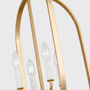 Four Light Chandelier<br /><span style="color:#4AB0CE;">Entrega: 4-10 dias en USA</span><br /><span style="color:#4AB0CE;font-size:60%;">PREGUNTE POR ENTREGA EN PANAMA</span><br />Collection: Loretto<br />Finish: Satin Brass