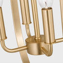 Four Light Chandelier<br /><span style="color:#4AB0CE;">Entrega: 4-10 dias en USA</span><br /><span style="color:#4AB0CE;font-size:60%;">PREGUNTE POR ENTREGA EN PANAMA</span><br />Collection: Loretto<br />Finish: Satin Brass