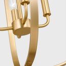 Four Light Chandelier<br /><span style="color:#4AB0CE;">Entrega: 4-10 dias en USA</span><br /><span style="color:#4AB0CE;font-size:60%;">PREGUNTE POR ENTREGA EN PANAMA</span><br />Collection: Loretto<br />Finish: Satin Brass
