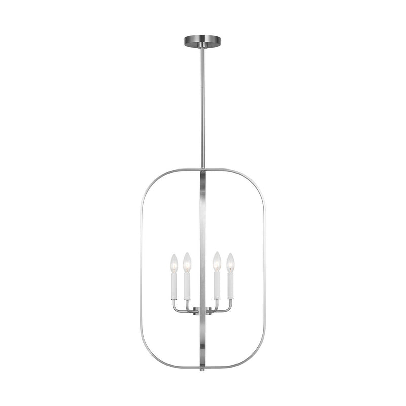 Six Light Chandelier<br /><span style="color:#4AB0CE;">Entrega: 4-10 dias en USA</span><br /><span style="color:#4AB0CE;font-size:60%;">PREGUNTE POR ENTREGA EN PANAMA</span><br />Collection: Loretto<br />Finish: Brushed Nickel